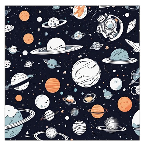 Space Galaxy Universe Stars Sky Square Satin Scarf (36  x 36 ) from ArtsNow.com Front