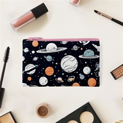 Space Galaxy Universe Stars Sky Cosmetic Bag (XS) from ArtsNow.com Front