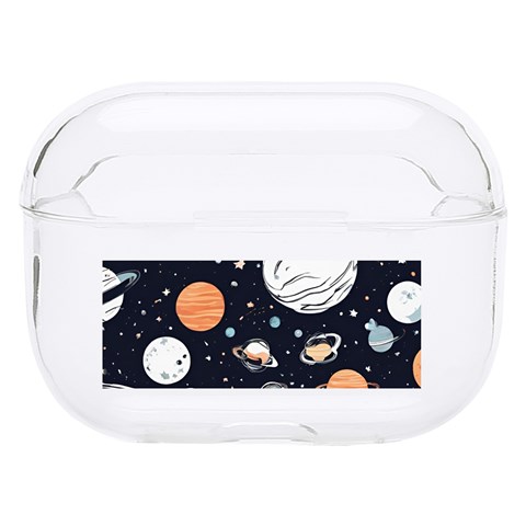 Space Galaxy Universe Stars Sky Hard PC AirPods Pro Case from ArtsNow.com Front