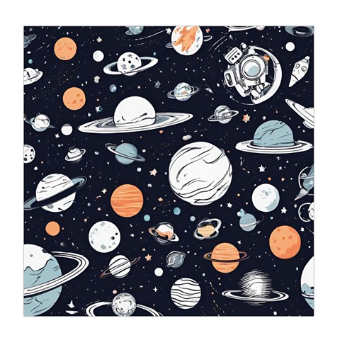 Space Galaxy Universe Stars Sky Duvet Cover (Queen Size) from ArtsNow.com Front