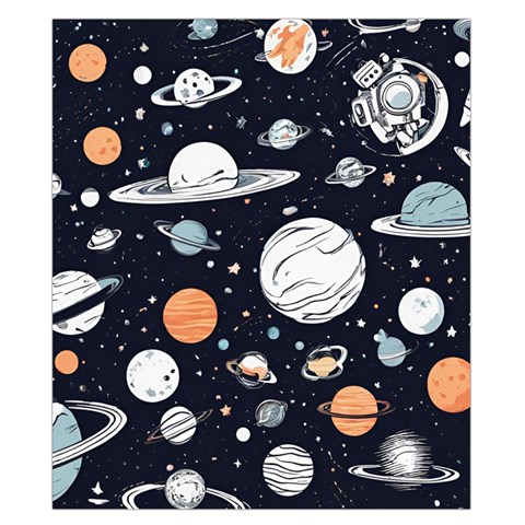 Space Galaxy Universe Stars Sky Duvet Cover Double Side (California King Size) from ArtsNow.com Front