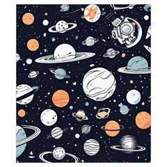 Space Galaxy Universe Stars Sky Drawstring Pouch (XS) from ArtsNow.com Front