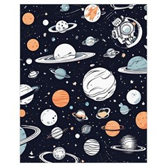 Space Galaxy Universe Stars Sky Drawstring Pouch (XL) from ArtsNow.com Front