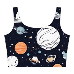 Space Galaxy Universe Stars Sky Midi Sleeveless Dress from ArtsNow.com Top Back