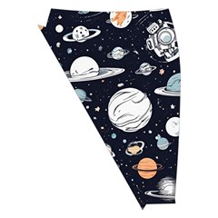 Space Galaxy Universe Stars Sky Midi Wrap Pencil Skirt from ArtsNow.com Front Left