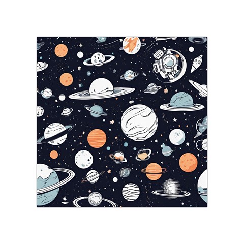 Space Galaxy Universe Stars Sky Square Tapestry (Small) from ArtsNow.com Front