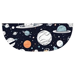 Space Galaxy Universe Stars Sky Kids  Hooded Rain Ponchos from ArtsNow.com Brim