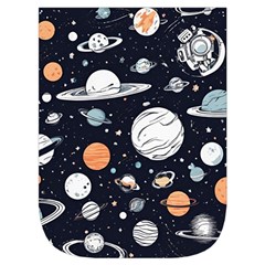 Space Galaxy Universe Stars Sky Waist Pouch (Large) from ArtsNow.com Front Pocket