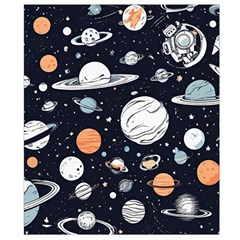 Space Galaxy Universe Stars Sky Waist Pouch (Large) from ArtsNow.com Back Strap