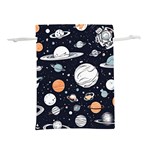 Space Galaxy Universe Stars Sky Lightweight Drawstring Pouch (L)