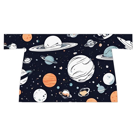 Space Galaxy Universe Stars Sky Wristlet Pouch Bag (Small) from ArtsNow.com Front