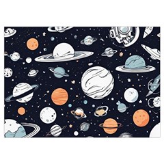 Space Galaxy Universe Stars Sky Wristlet Pouch Bag (Small) from ArtsNow.com Belt Loop