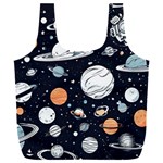 Space Galaxy Universe Stars Sky Full Print Recycle Bag (XXL)