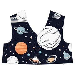 Space Galaxy Universe Stars Sky Kids  Midi Sailor Dress from ArtsNow.com Front Top