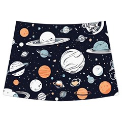 Space Galaxy Universe Stars Sky Kids  Midi Sailor Dress from ArtsNow.com Front Skirt