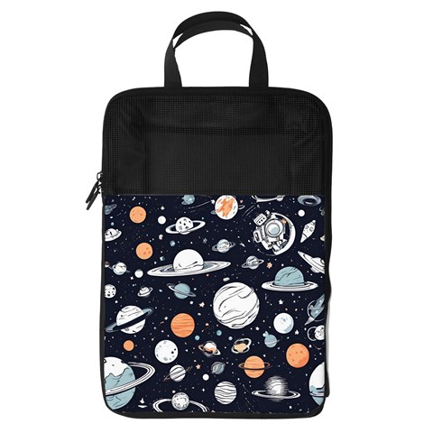 Space Galaxy Universe Stars Sky Foldable Shoe Storage Bag from ArtsNow.com Front