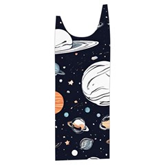 Space Galaxy Universe Stars Sky Kids  Stylish Hooded Puffer Vest from ArtsNow.com Front Right Side