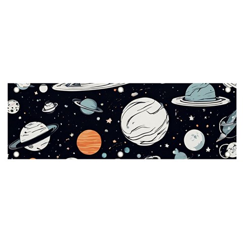 Space Galaxy Universe Stars Sky Banner and Sign 6  x 2  from ArtsNow.com Front