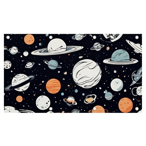 Space Galaxy Universe Stars Sky Banner and Sign 7  x 4  from ArtsNow.com Front