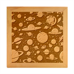 Space Galaxy Universe Stars Sky Wood Photo Frame Cube