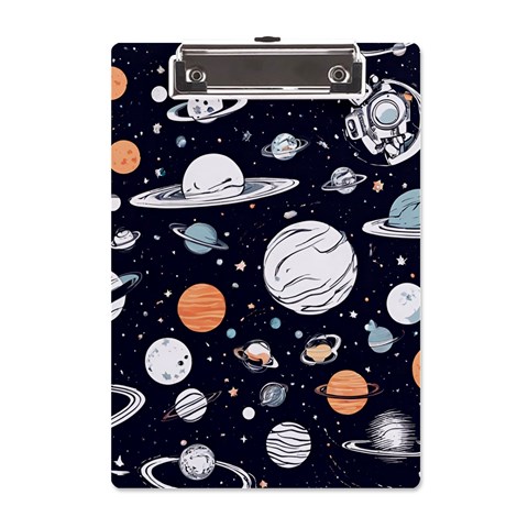 Space Galaxy Universe Stars Sky A5 Acrylic Clipboard from ArtsNow.com Front