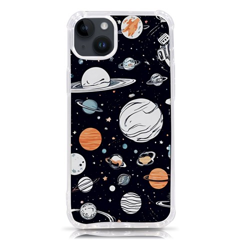 Space Galaxy Universe Stars Sky iPhone 14 Plus TPU UV Print Case from ArtsNow.com Front