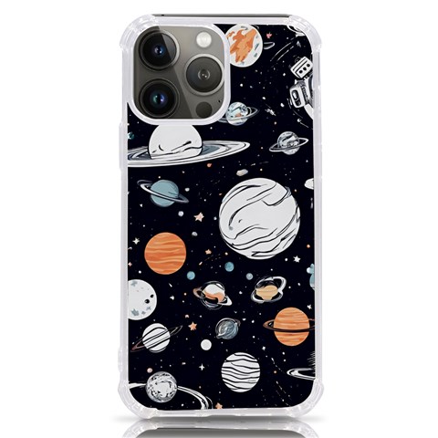 Space Galaxy Universe Stars Sky iPhone 13 Pro Max TPU UV Print Case from ArtsNow.com Front