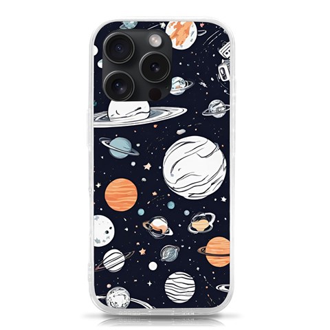 Space Galaxy Universe Stars Sky iPhone 15 Pro TPU UV Print Case from ArtsNow.com Front