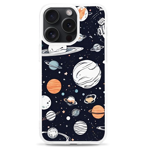 Space Galaxy Universe Stars Sky iPhone 15 Pro Max TPU UV Print Case from ArtsNow.com Front