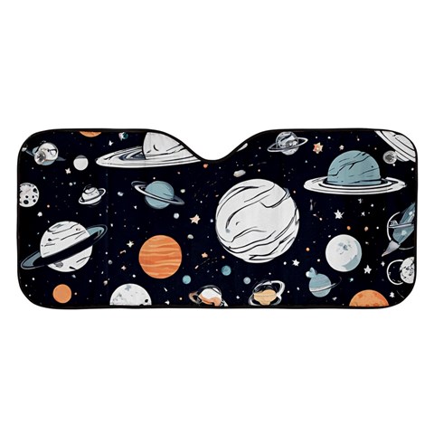 Space Galaxy Universe Stars Sky Car Windshield Sunshade from ArtsNow.com Front