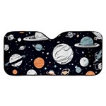 Space Galaxy Universe Stars Sky Car Windshield Sunshade