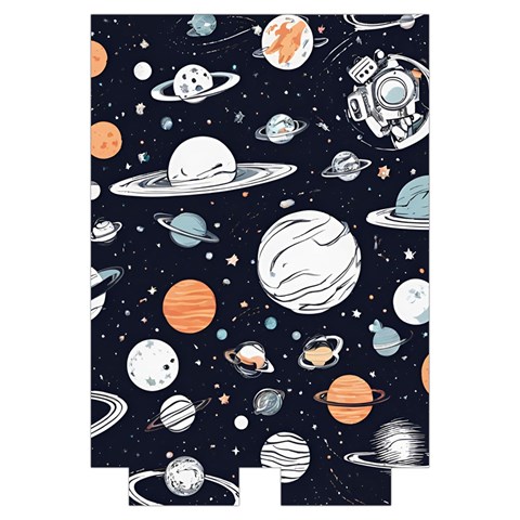 Space Galaxy Universe Stars Sky Automatic Folding Umbrella with Case (Large) from ArtsNow.com Case