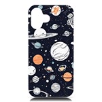 Space Galaxy Universe Stars Sky iPhone 16 Plus Black UV Print PC Hardshell Case