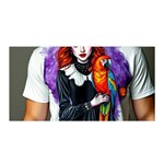 Halloween T-shirts design  Satin Wrap 35  x 70 