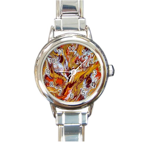 Phoenix Round Italian Charm Watch from ArtsNow.com Front