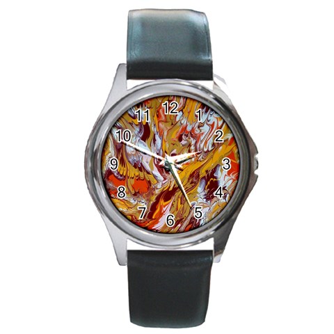 Phoenix Round Metal Watch from ArtsNow.com Front