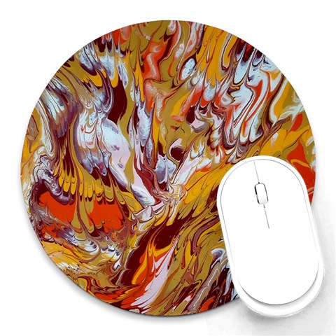 Phoenix Round Mousepad from ArtsNow.com Front