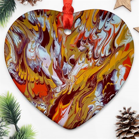 Phoenix Ornament (Heart) from ArtsNow.com Front