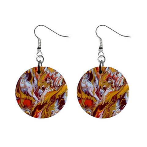 Phoenix Mini Button Earrings from ArtsNow.com Front