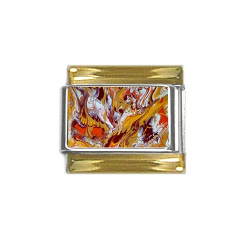 Phoenix Gold Trim Italian Charm (9mm) from ArtsNow.com Front