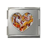 Phoenix Mega Link Heart Italian Charm (18mm)