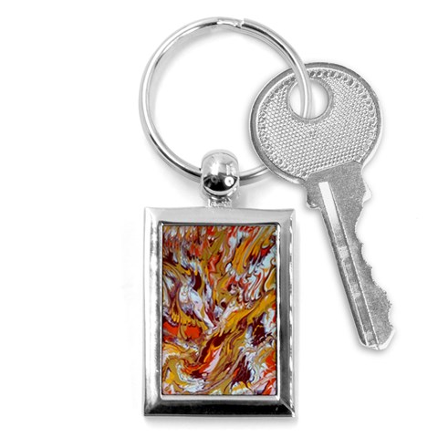 Phoenix Key Chain (Rectangle) from ArtsNow.com Front