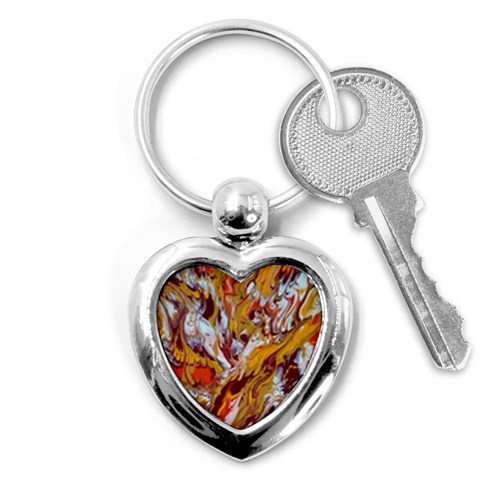 Phoenix Key Chain (Heart) from ArtsNow.com Front