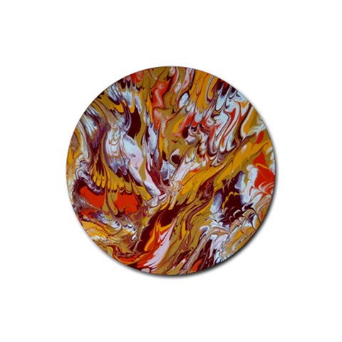 Phoenix Rubber Coaster (Round) from ArtsNow.com Front