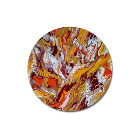 Phoenix Magnet 3  (Round) from ArtsNow.com Front