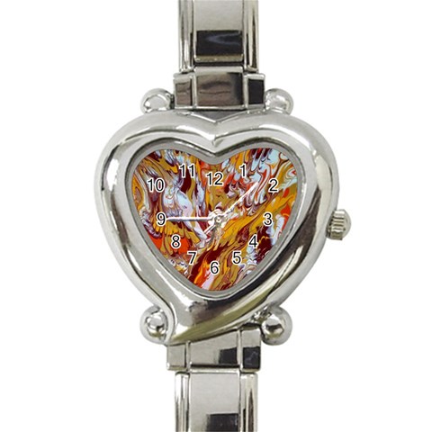 Phoenix Heart Italian Charm Watch from ArtsNow.com Front