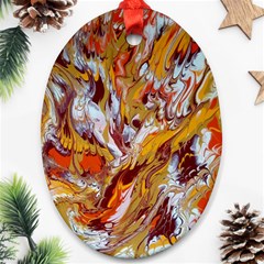 Phoenix Oval Ornament (Two Sides) from ArtsNow.com Back