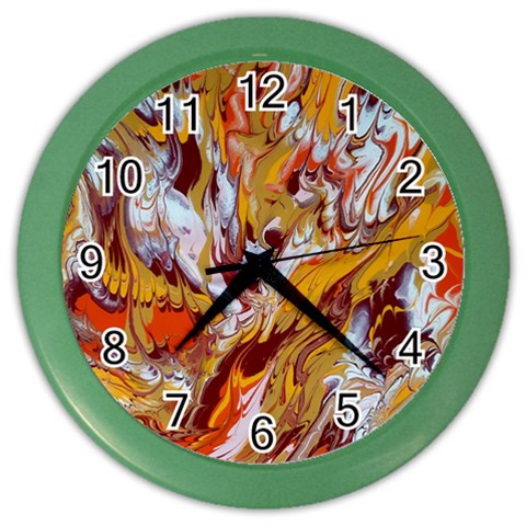 Phoenix Color Wall Clock from ArtsNow.com Front