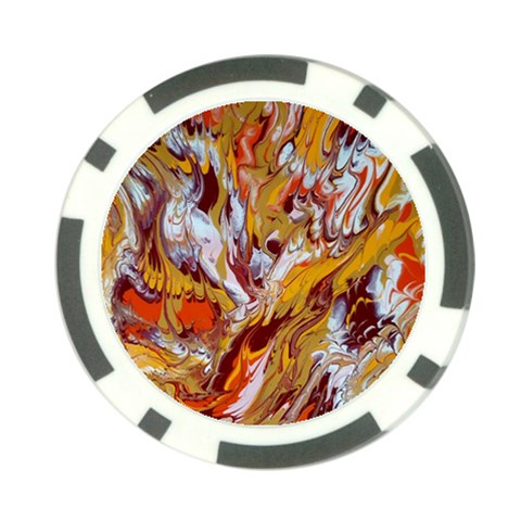 Phoenix Poker Chip Card Guard from ArtsNow.com Front