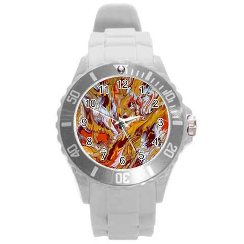 Phoenix Round Plastic Sport Watch (L) from ArtsNow.com Front